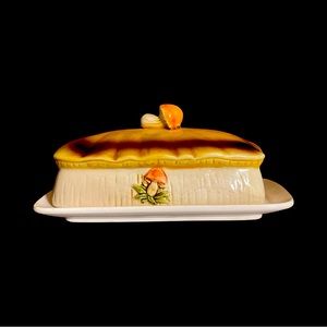 Merry Mushrooms Butter Dish